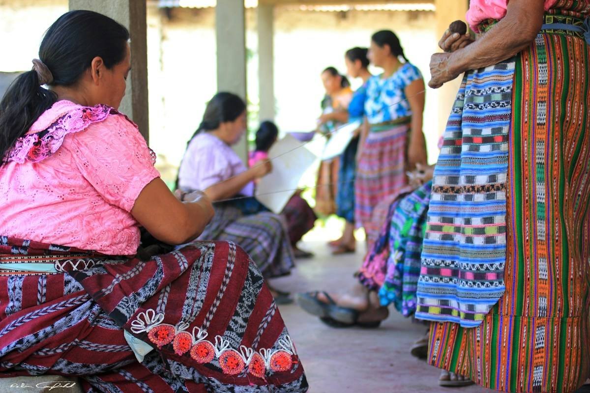 Women working together in Guatemala